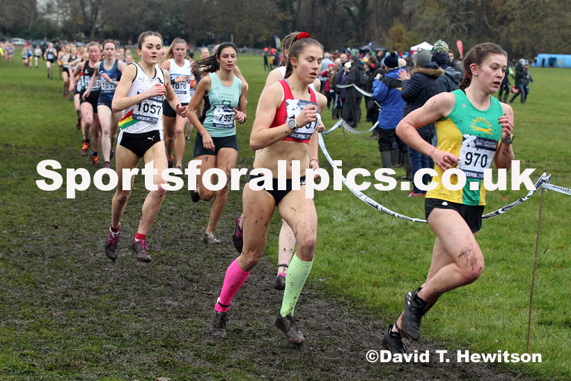 Senior and under-23 women, 2019 European Cross Country Trials and British Cross Challenge, Sefton Park, Liverpool.  Photo: David T. Hewitson/Sports for All Pics
